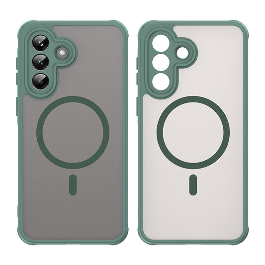 MagSafe tok Samsung Galaxy A37 5G-hez, Techsuit, HaloFrost II, Zöld