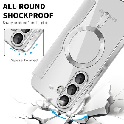 MagSafe tok Samsung Galaxy A37 5G-hez, Techsuit, SmartMag Book, Szürke