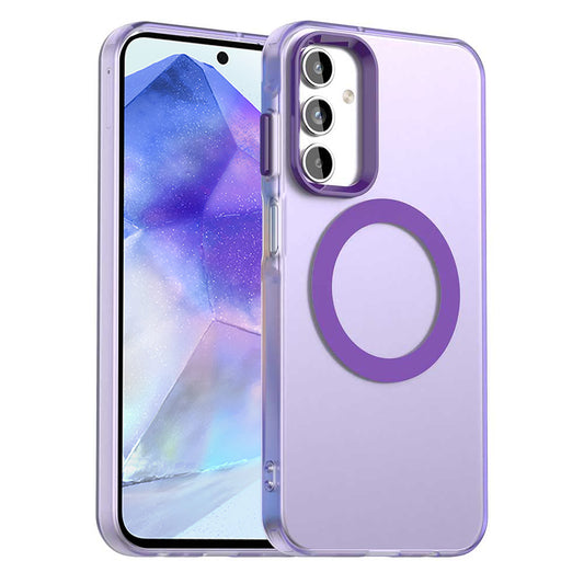 MagSafe tok Samsung Galaxy A55 5G A556-hoz, Techsuit, CandyCase, Lila