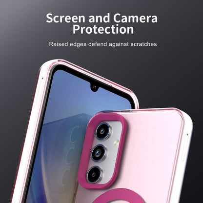 MagSafe tok Samsung Galaxy A55 5G A556-hoz, Techsuit, CandyCase, Rózsaszín