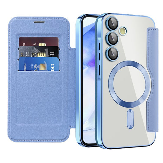 MagSafe tok Samsung Galaxy A55 5G A556-hoz, Techsuit, SmartMag Book, Kék
