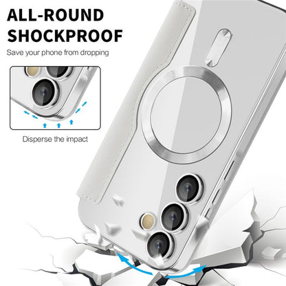 MagSafe Case for Samsung Galaxy A55 5G A556, Techsuit, SmartMag Book, Gray