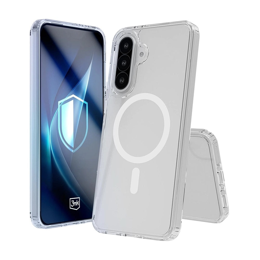 MagSafe tok Samsung Galaxy A56 A566 / A36 A366 készülékhez, 3MK, Armor MagCase, Átlátszó