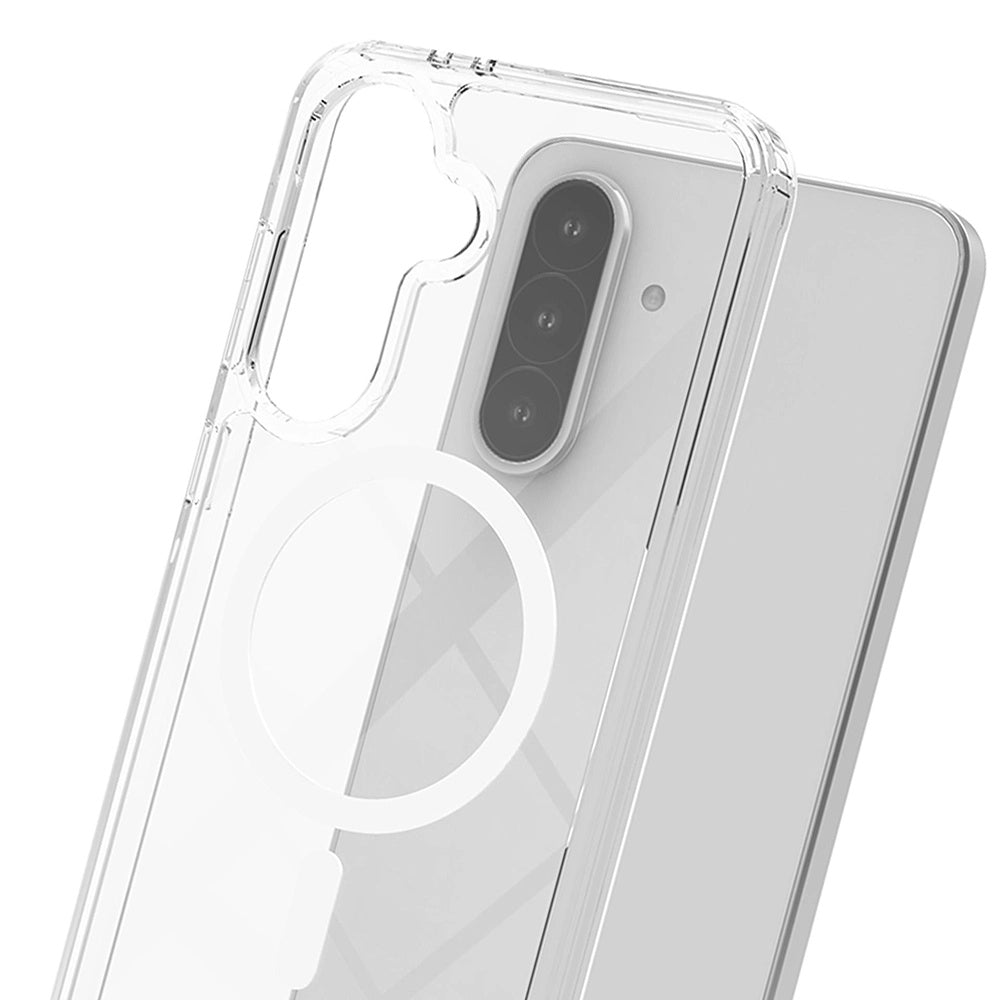 MagSafe tok Samsung Galaxy A56 A566 / A36 A366 készülékhez, 3MK, Armor MagCase, Átlátszó