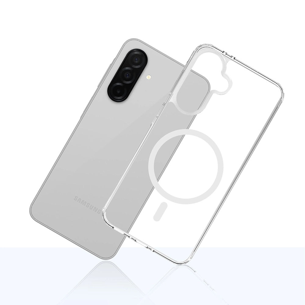 MagSafe tok Samsung Galaxy A56 A566 / A36 A366 készülékhez, 3MK, Armor MagCase, Átlátszó