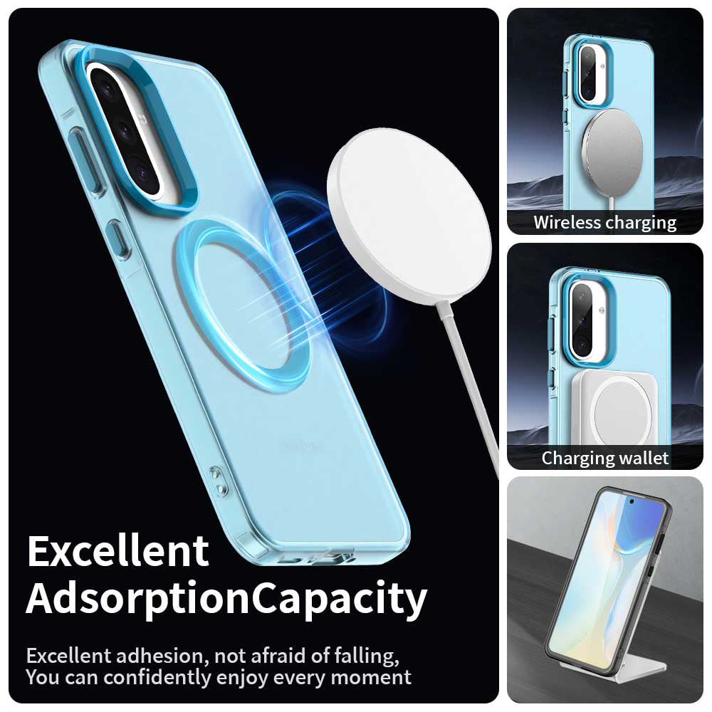 MagSafe tok Samsung Galaxy A56 A566-hoz, Techsuit, CandyCase, Kék