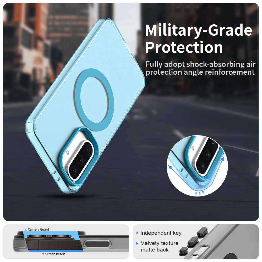 MagSafe tok Samsung Galaxy A56 A566-hoz, Techsuit, CandyCase, Kék