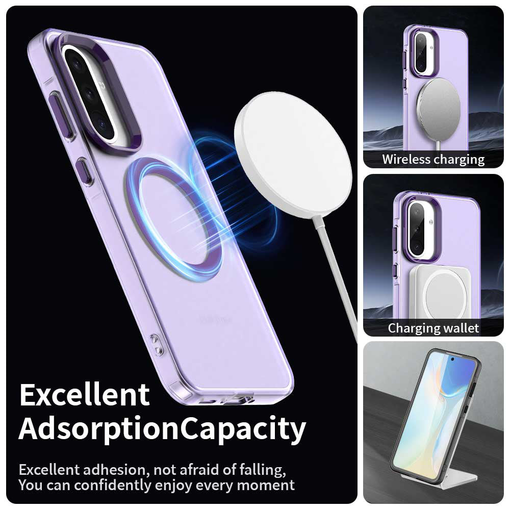 MagSafe tok Samsung Galaxy A56 A566-hez, Techsuit, CandyCase, Lila