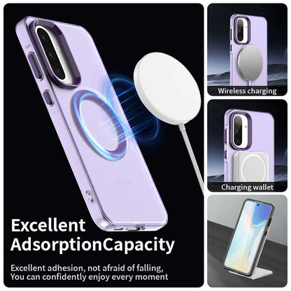 MagSafe tok Samsung Galaxy A56 A566-hez, Techsuit, CandyCase, Lila