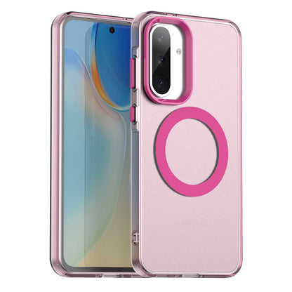 MagSafe tok Samsung Galaxy A56 A566-hoz, Techsuit, CandyCase, Rózsaszín