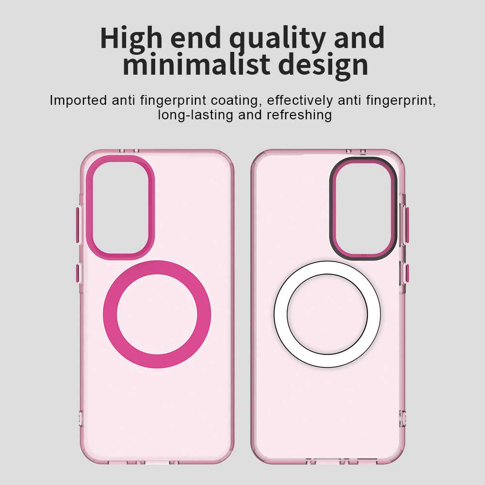 MagSafe tok Samsung Galaxy A56 A566-hoz, Techsuit, CandyCase, Rózsaszín