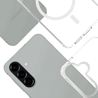 MagSafe tok Samsung Galaxy A57 5G-hez, 3MK, Armor MagCase, Átlátszó