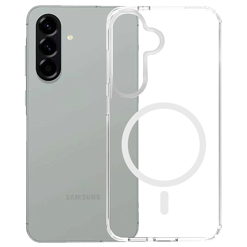 MagSafe tok Samsung Galaxy A57 5G-hez, 3MK, Armor MagCase, Átlátszó