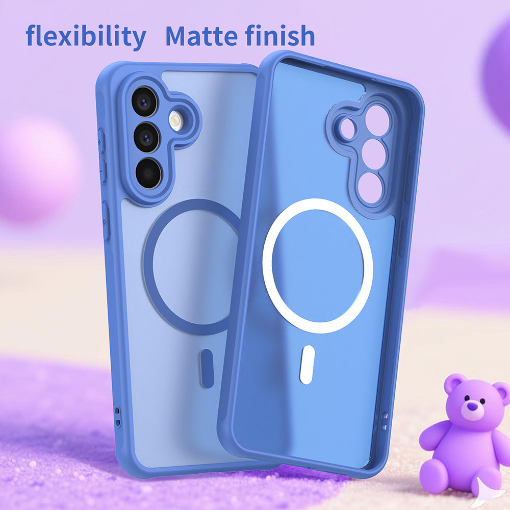 MagSafe Case for Samsung Galaxy A57 5G, Techsuit, HaloFrost II, Blue