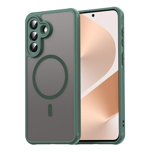 MagSafe tok Samsung Galaxy A57 5G-hez, Techsuit, HaloFrost II, Zöld