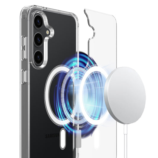 MagSafe tok Samsung Galaxy A57 5G-hez, Techsuit, Pro, Átlátszó