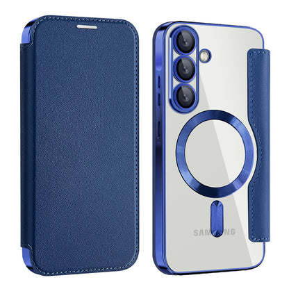 MagSafe tok Samsung Galaxy A57 5G-hez, Techsuit, SmartMag Book, Kék