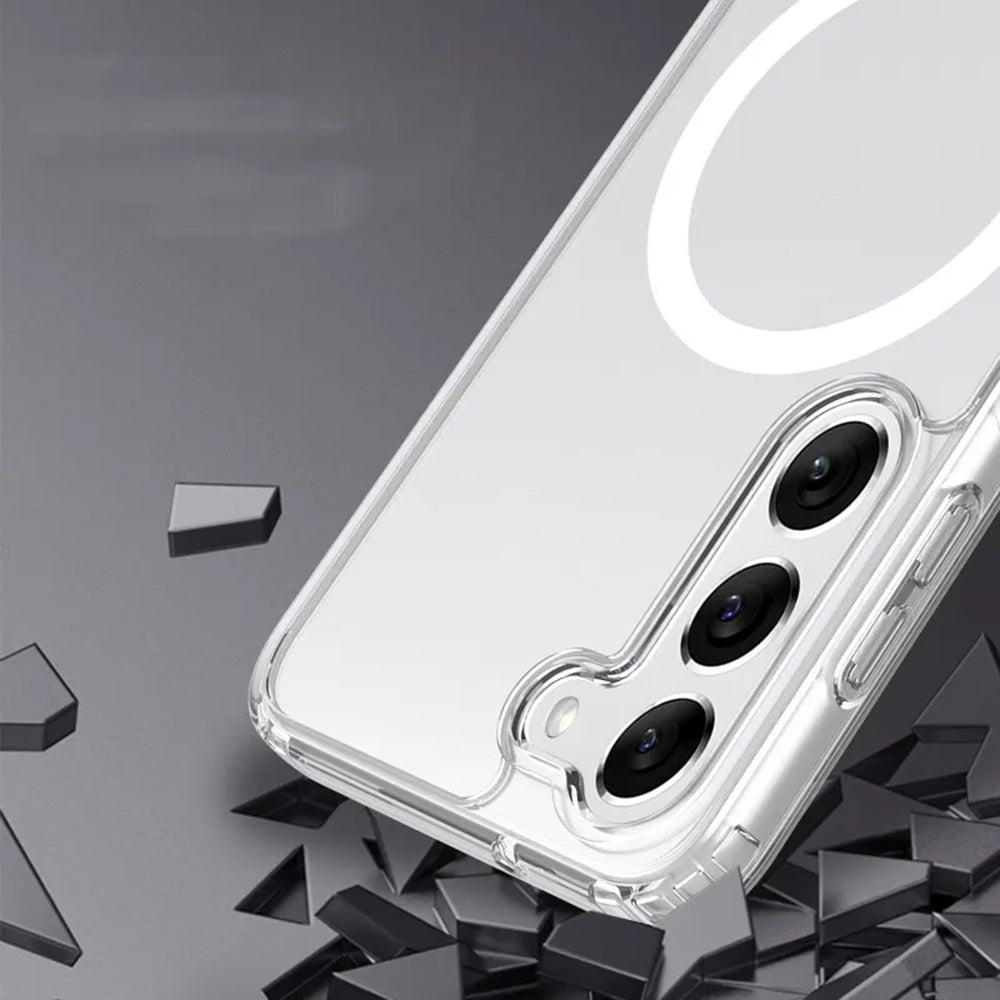 MagSafe tok Samsung Galaxy S22 5G S901-hez, Techsuit, Pro, Fekete