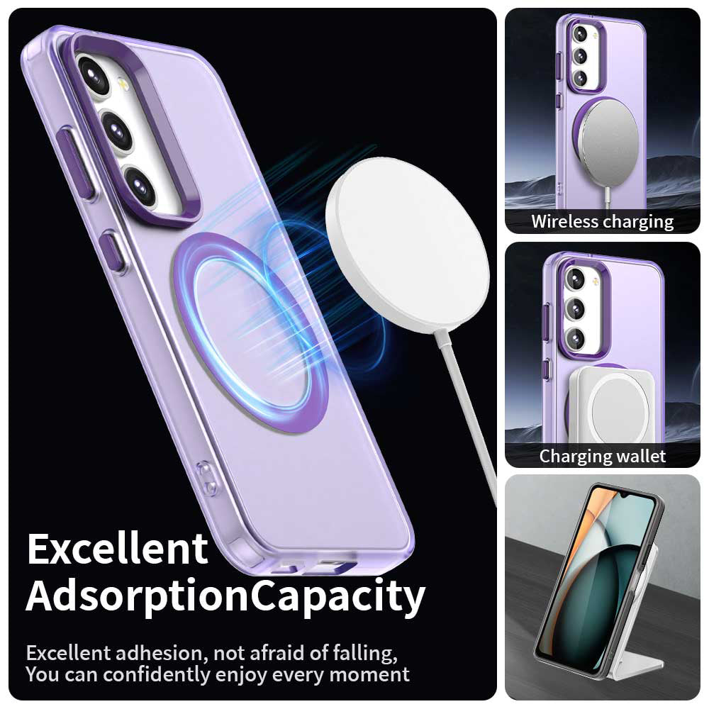 MagSafe tok Samsung Galaxy S23 S911-hez, Techsuit, CandyCase, Lila