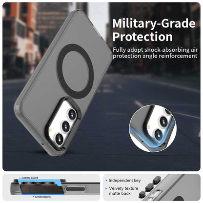MagSafe tok Samsung Galaxy S23 S911-hez, Techsuit, CandyCase, Fekete