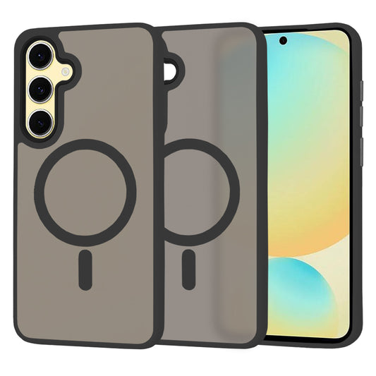 MagSafe tok Samsung Galaxy S24 FE S721-hez, Techsuit, HaloFrost, Fekete