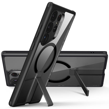 MagSafe tok Samsung Galaxy S24 Ultra S928-hez, ESR, Boost Flickstand, Átlátszó Fekete