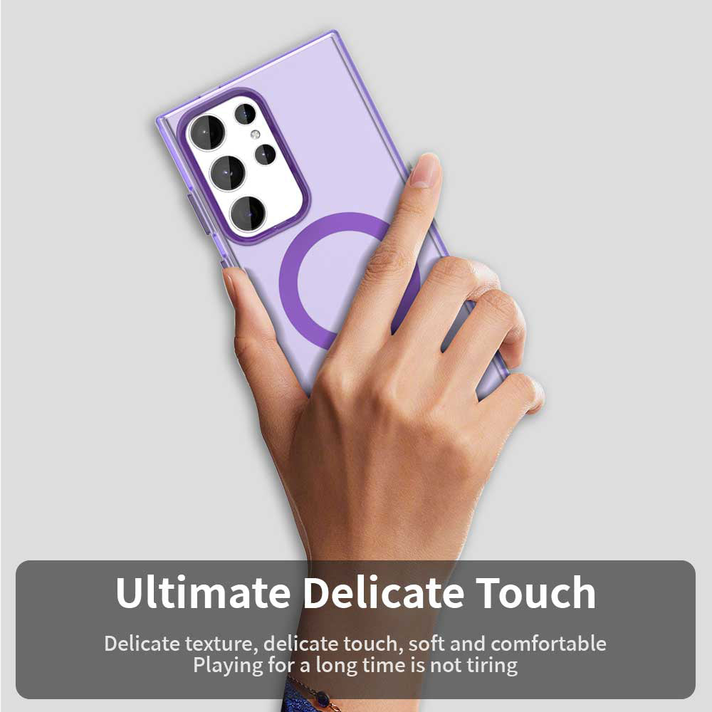 MagSafe tok Samsung Galaxy S24 Ultra S928-hoz, Techsuit, CandyCase, Lila
