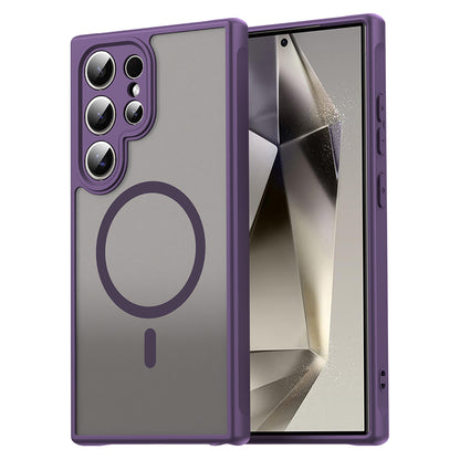 MagSafe Case for Samsung Galaxy S24 Ultra S928, Techsuit, HaloFrost II, Purple