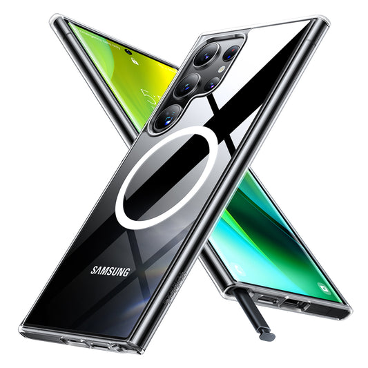 MagSafe tok Samsung Galaxy S24 Ultra S928-hoz, Torras, Diamond, Átlátszó