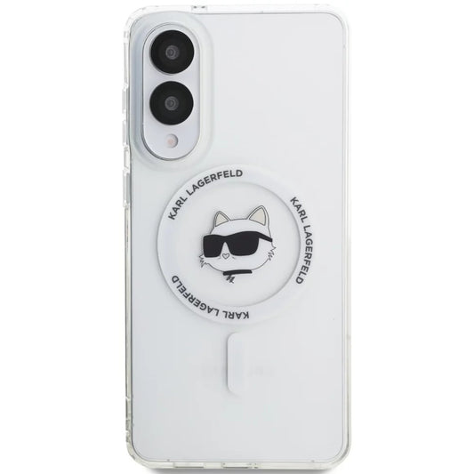 MagSafe tok Samsung Galaxy S25 Edge S937-hez, Karl Lagerfeld, IML Choupette's Head, Fehér
