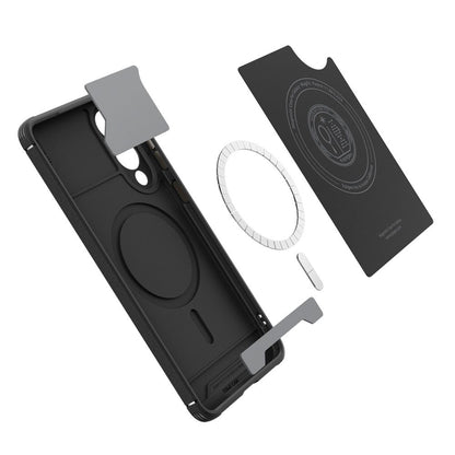 MagSafe tok Samsung Galaxy S25 Edge S937-hez, Spigen, Core Armor, Matt Fekete ACS09406