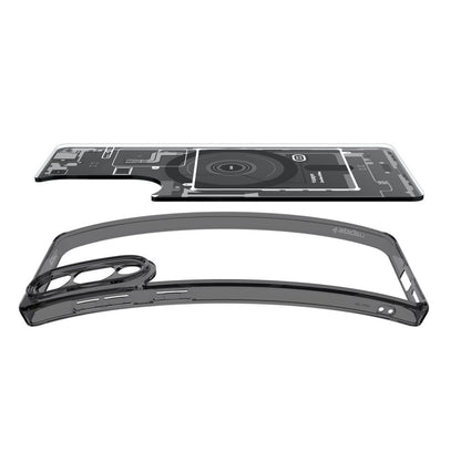 MagSafe Case for Samsung Galaxy S25 Edge S937, Spigen, Ultra Hybrid Zero One, Black ACS09415