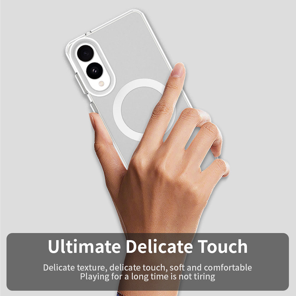 MagSafe tok Samsung Galaxy S25 Edge S937-hez, Techsuit, CandyCase, Fehér