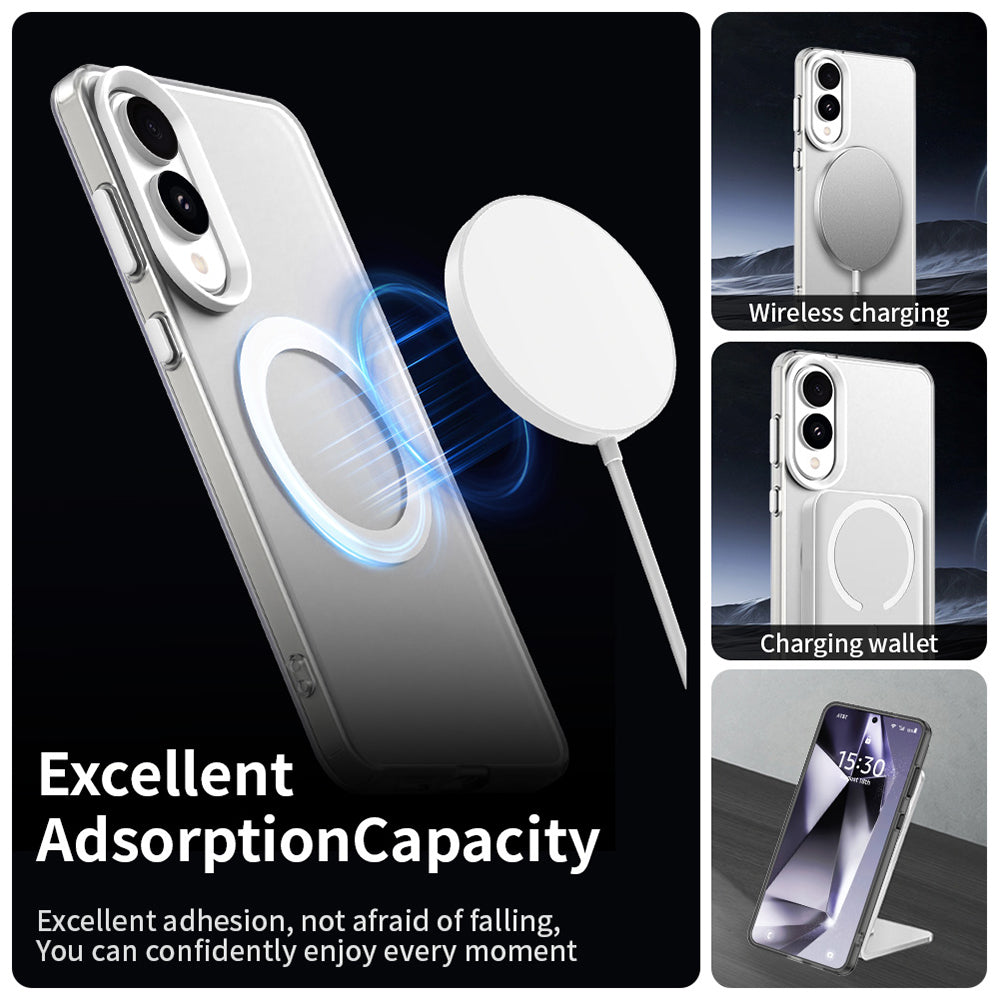 MagSafe tok Samsung Galaxy S25 Edge S937-hez, Techsuit, CandyCase, Fehér