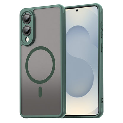 MagSafe Case for Samsung Galaxy S25 Edge S937, Techsuit, HaloFrost II, Green