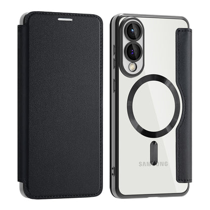 MagSafe tok Samsung Galaxy S25 Edge S937-hez, Techsuit, SmartMag Book, Fekete