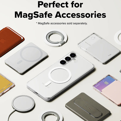 MagSafe tok Samsung Galaxy S25 FE-hez, Ringke, Fusion, Átlátszó
