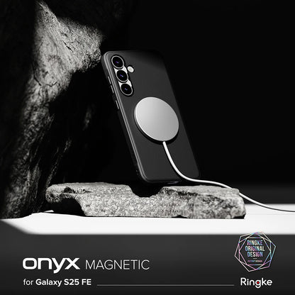 MagSafe tok Samsung Galaxy S25 FE-hez, Ringke, Onyx, Fekete
