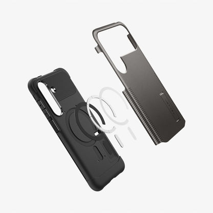 MagSafe Case for Samsung Galaxy S25 FE, Spigen, Slim Armor, Gray ACS10230