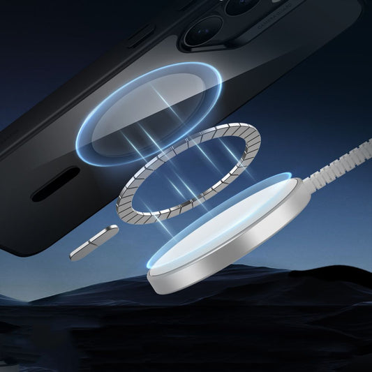 MagSafe tok Samsung Galaxy S25+ S936-hez, ESR, Classic Hybrid, Átlátszó Fekete