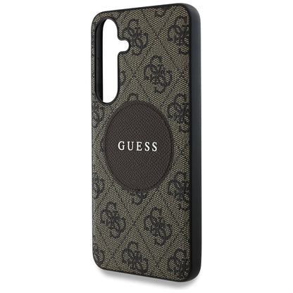 MagSafe tok Samsung Galaxy S25+ S936-hez, Guess, 4G Circle Classic Logo, Barna