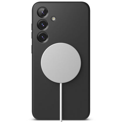 MagSafe tok Samsung Galaxy S25+ S936-hoz, Ringke, Szilikon, Fekete