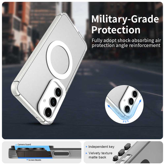 MagSafe tok Samsung Galaxy S25+ S936 / S24+ S926, Techsuit, CandyCase, Fehér