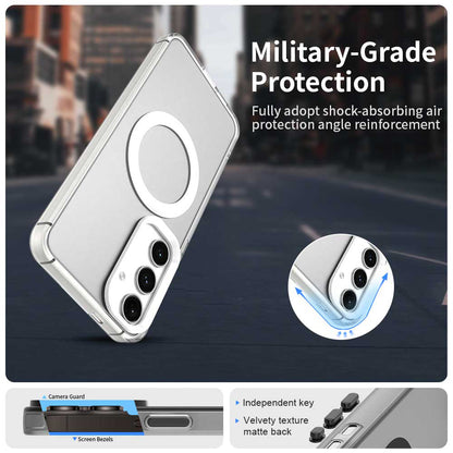 MagSafe tok Samsung Galaxy S25 S931 / S24 S921-hez, Techsuit, CandyCase, Fehér