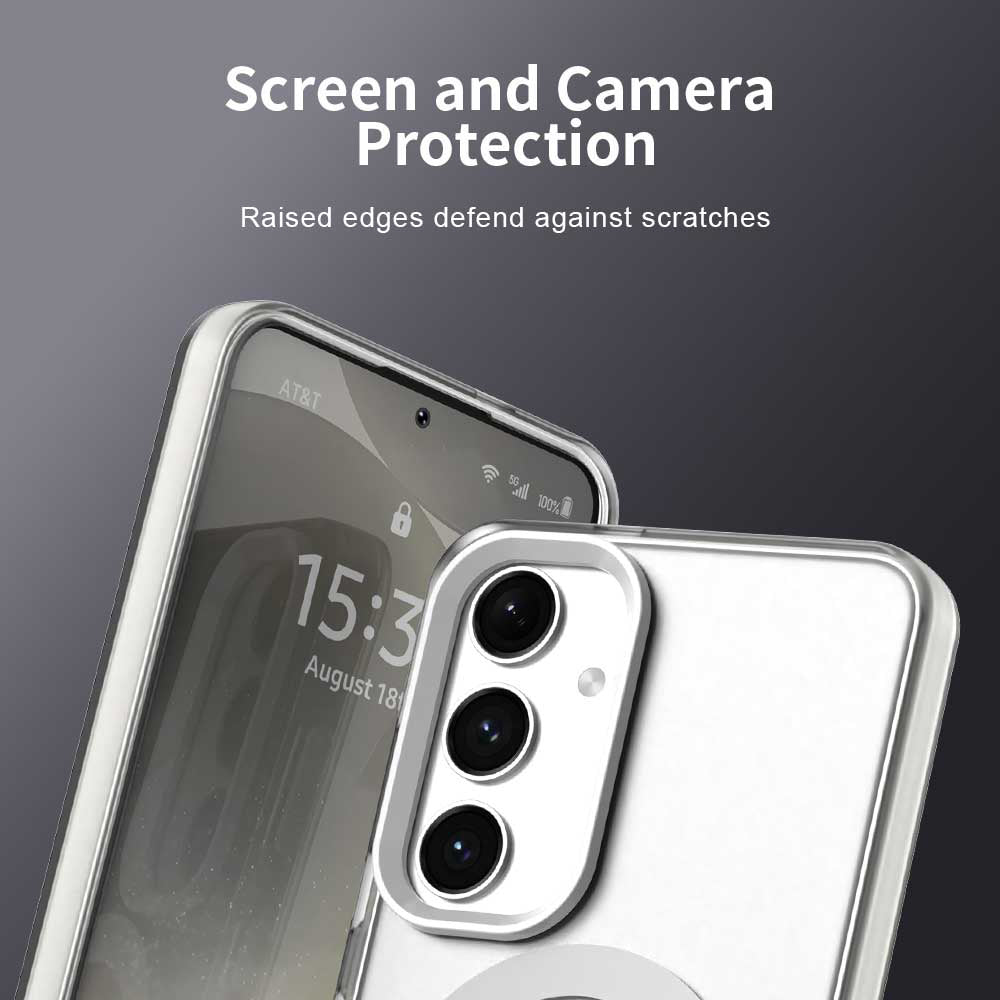 MagSafe tok Samsung Galaxy S25 S931 / S24 S921-hez, Techsuit, CandyCase, Fehér