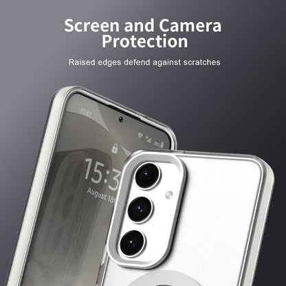 MagSafe tok Samsung Galaxy S25 S931 / S24 S921-hez, Techsuit, CandyCase, Fehér