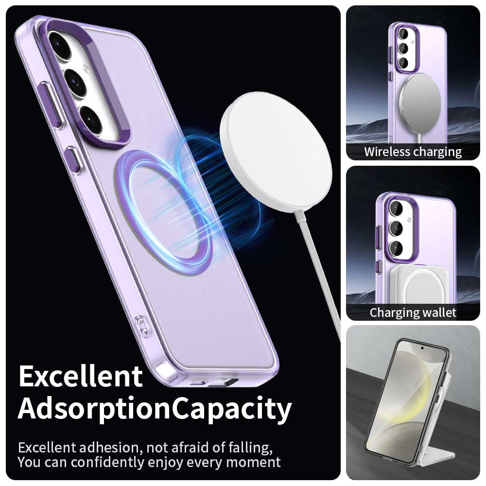 MagSafe tok Samsung Galaxy S25 S931 / S24 S921, Techsuit, CandyCase, Lila