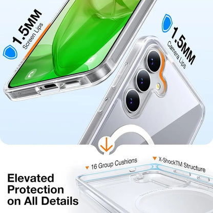 MagSafe tok Samsung Galaxy S25 S931-hez, Torras, Guardian, Fekete