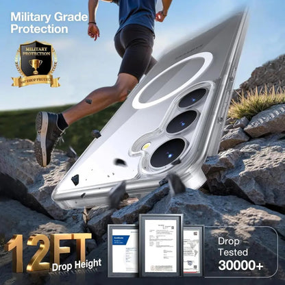 MagSafe tok Samsung Galaxy S25 S931-hez, Torras, Guardian, Fekete