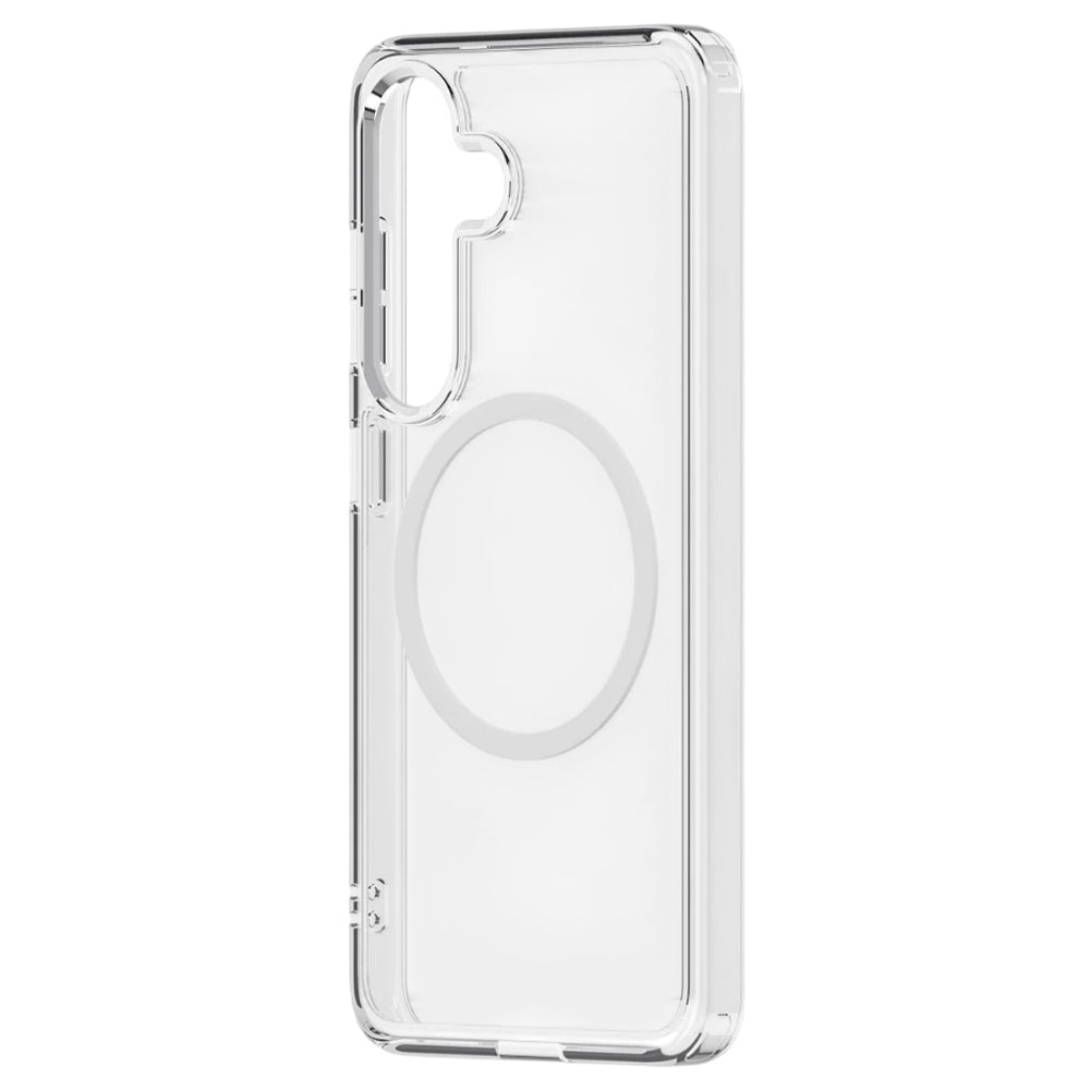 MagSafe tok Samsung Galaxy S25 S931-hez, UNIQ, LifePro Xtreme MagClick, Átlátszó
